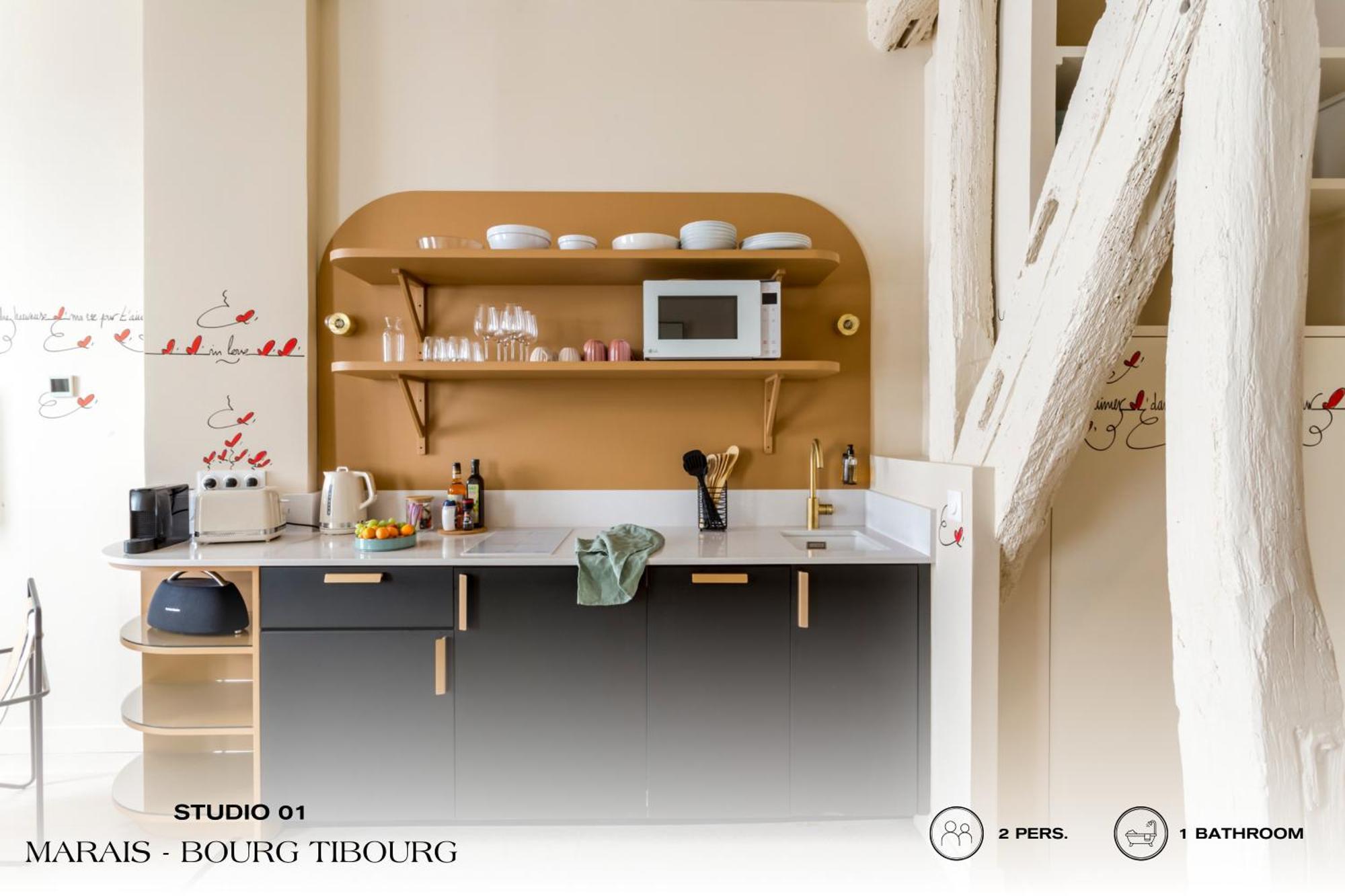 דירות פריז Beauquartier - Marais, Bourg Tibourg מראה חיצוני תמונה